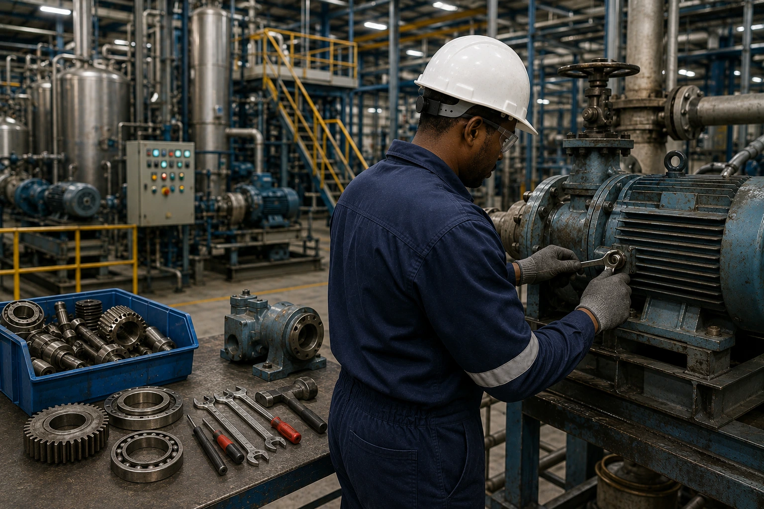 Bralima plant equipment overhaul visual