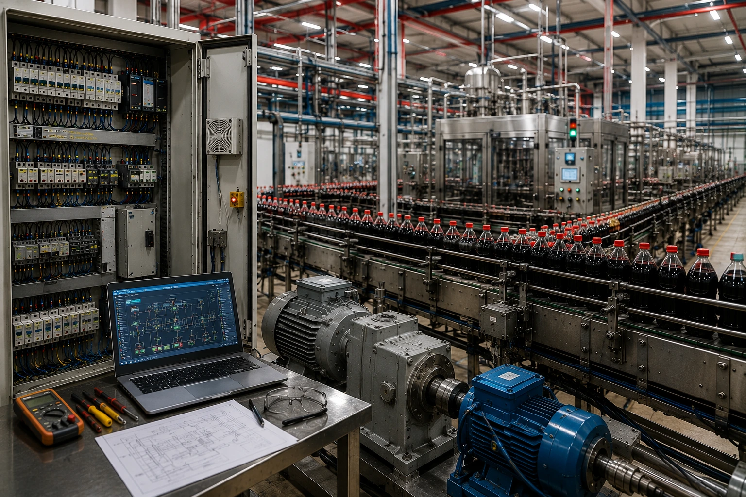 Coca-Cola Malawi automation, electrical & mechanical visual
