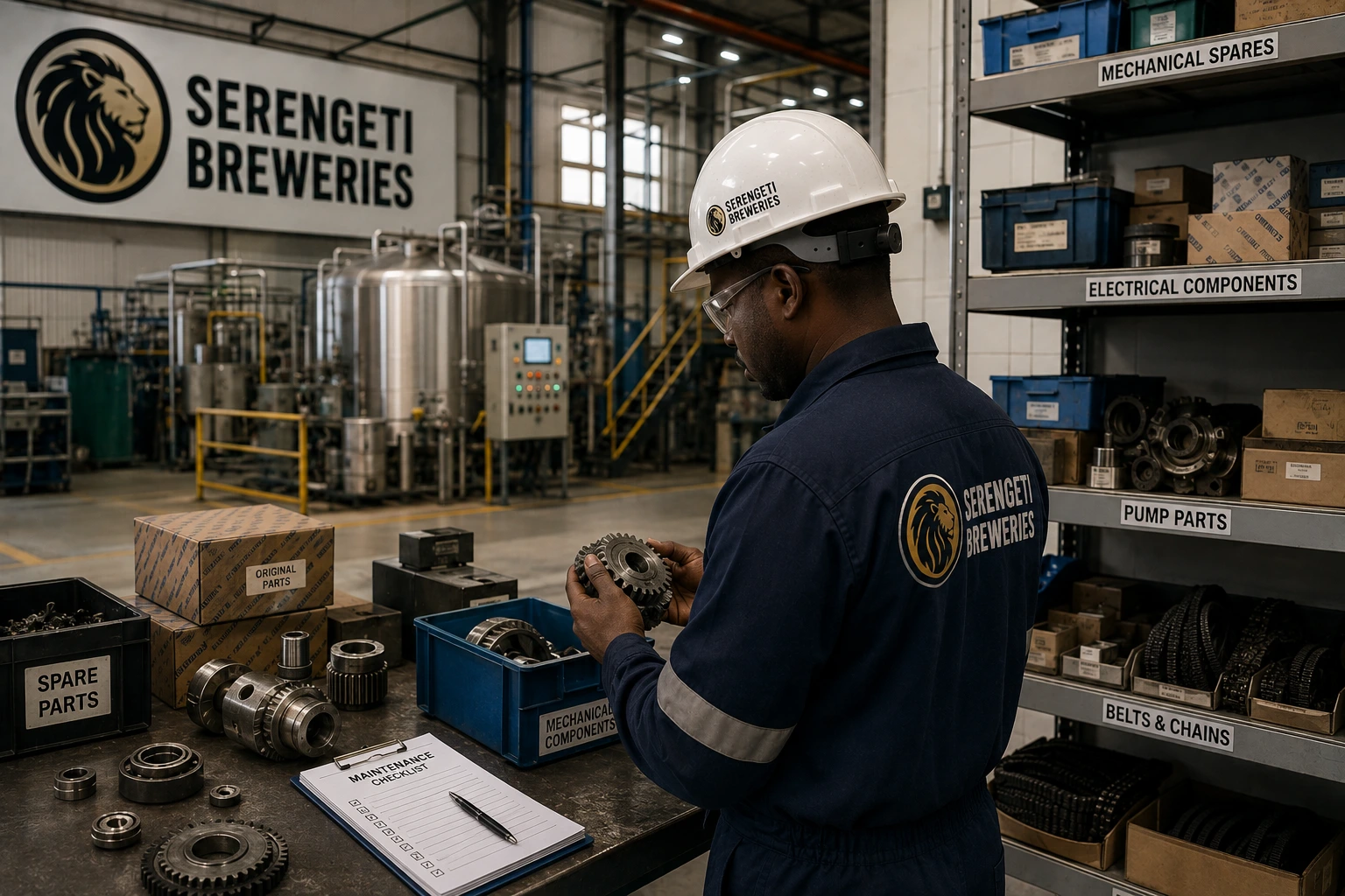 Serengeti Breweries spares & support visual