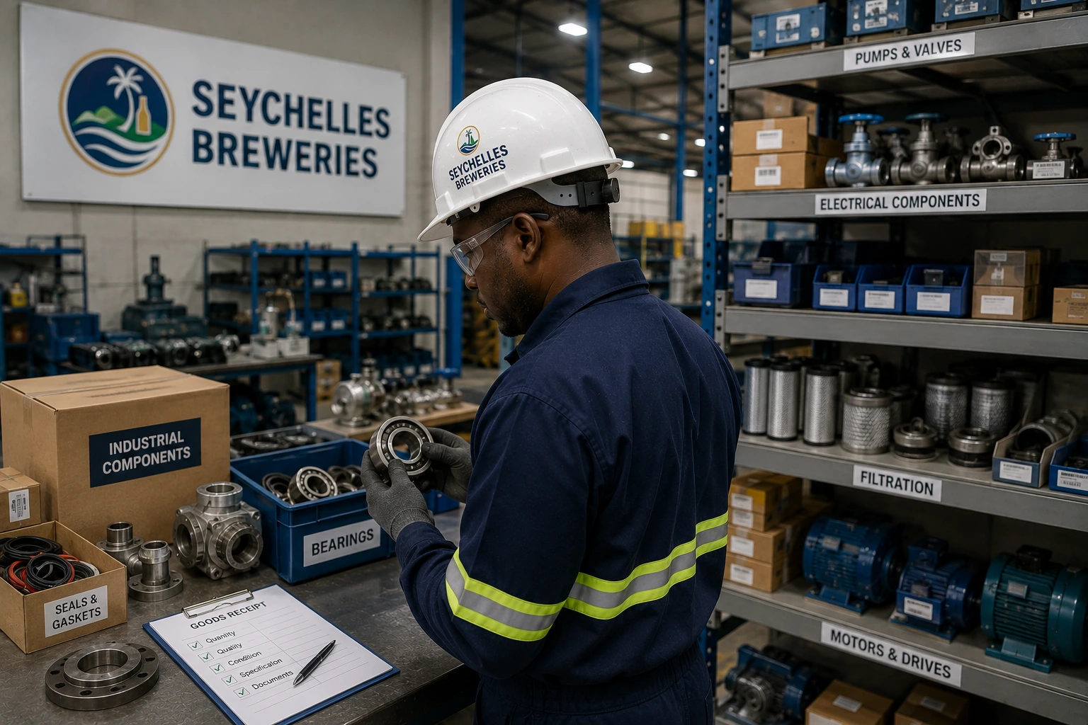 Seychelles Breweries components supply visual